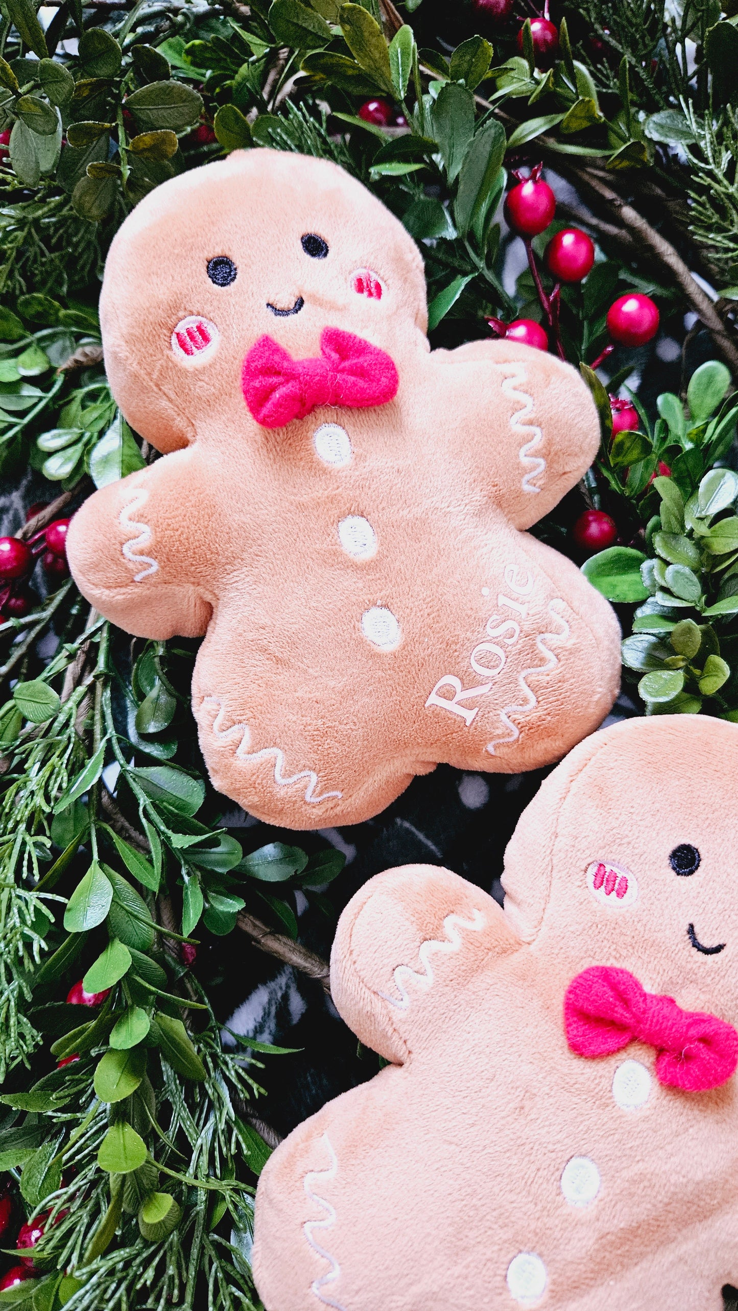 Christmas Gingerbread Man Plushie