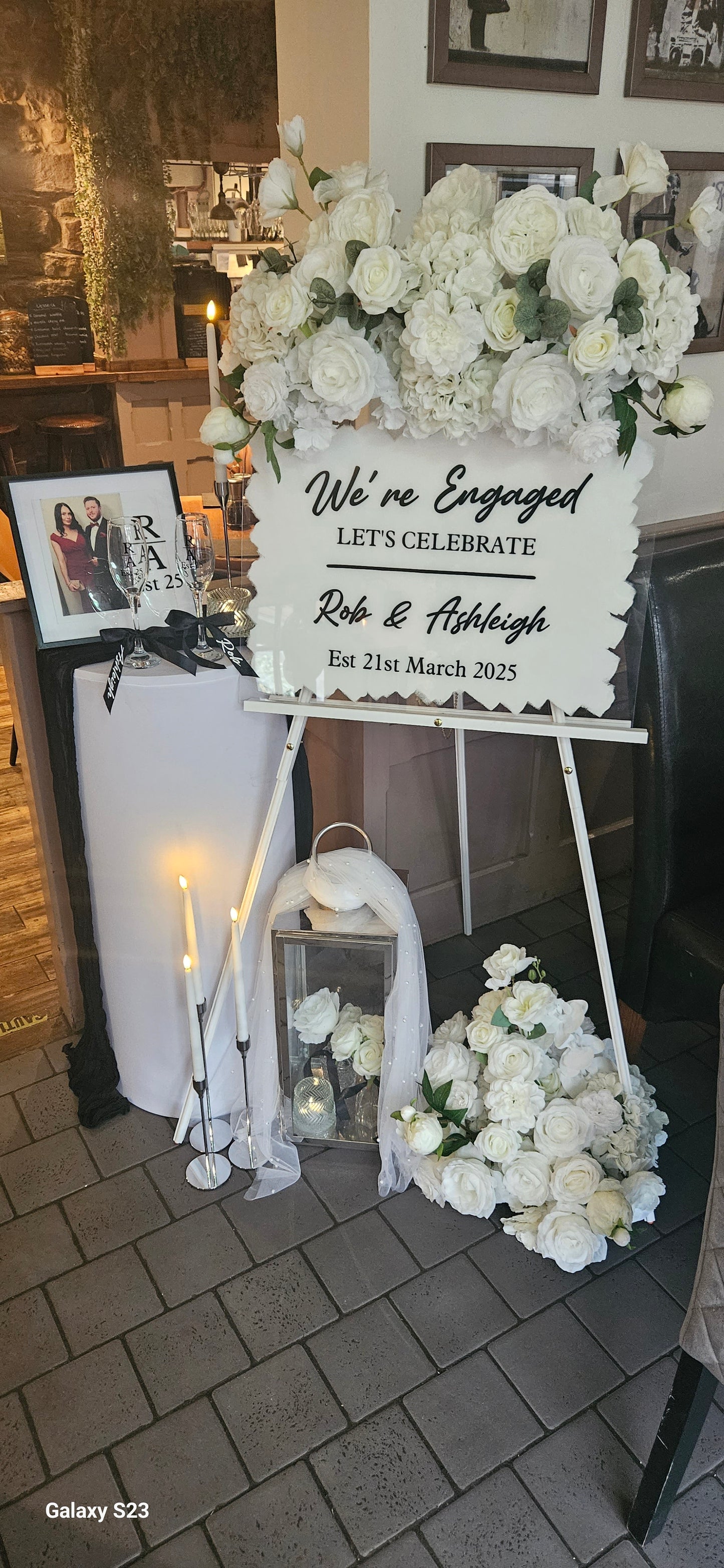 Acrylic Welcome Sign - One Day Hire