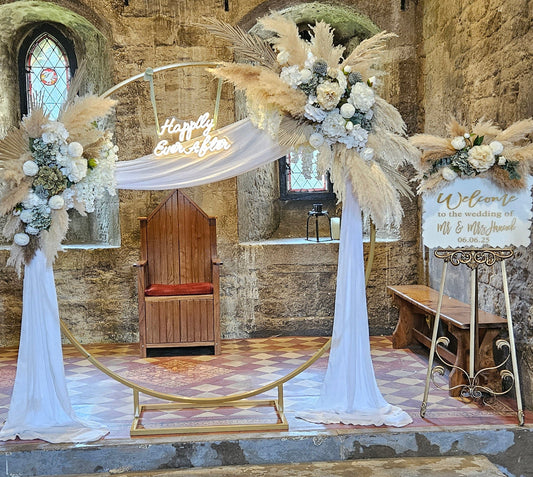 Gold Hoop Display