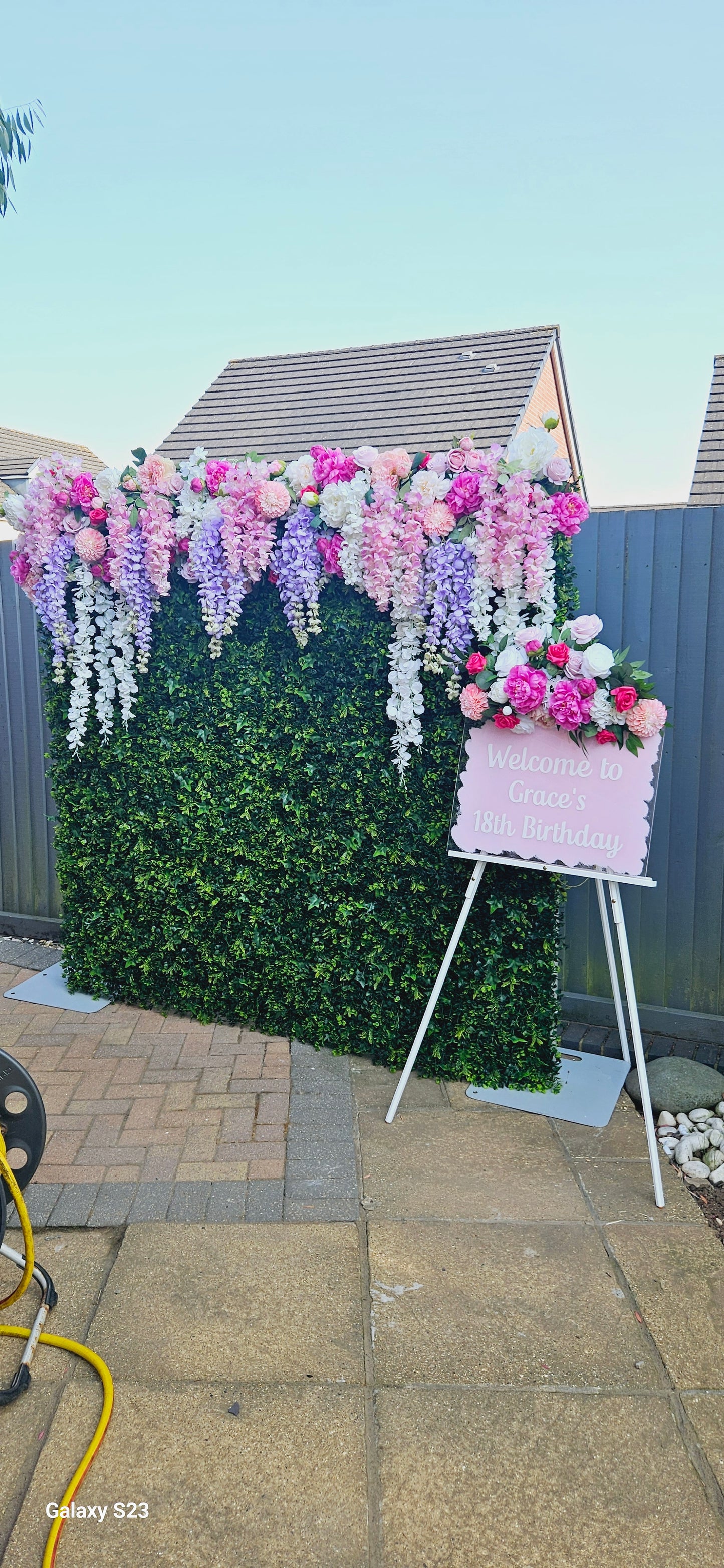 Acrylic Welcome Sign - One Day Hire