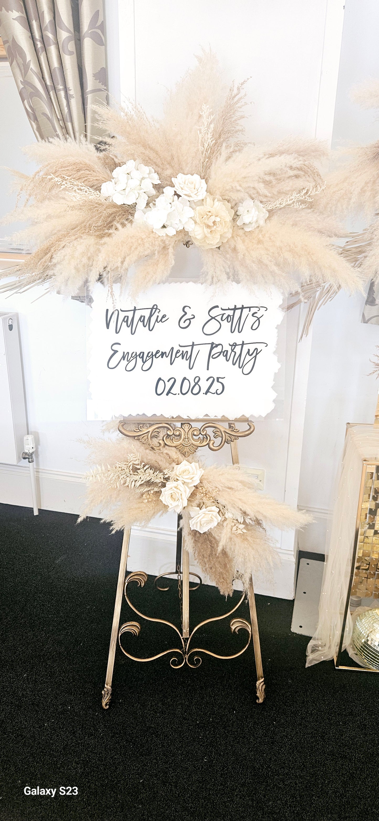 Acrylic Welcome Sign - One Day Hire