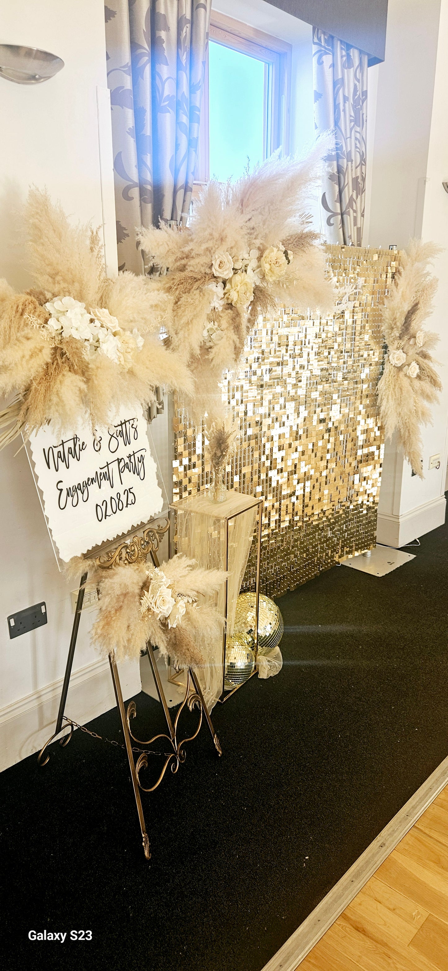 Acrylic Welcome Sign - One Day Hire