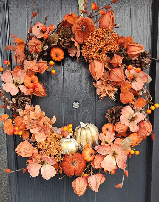 Autumn Wreath - Burnt Orange