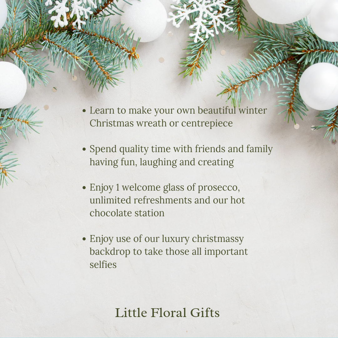 Christmas Workshop Sunday 7th December