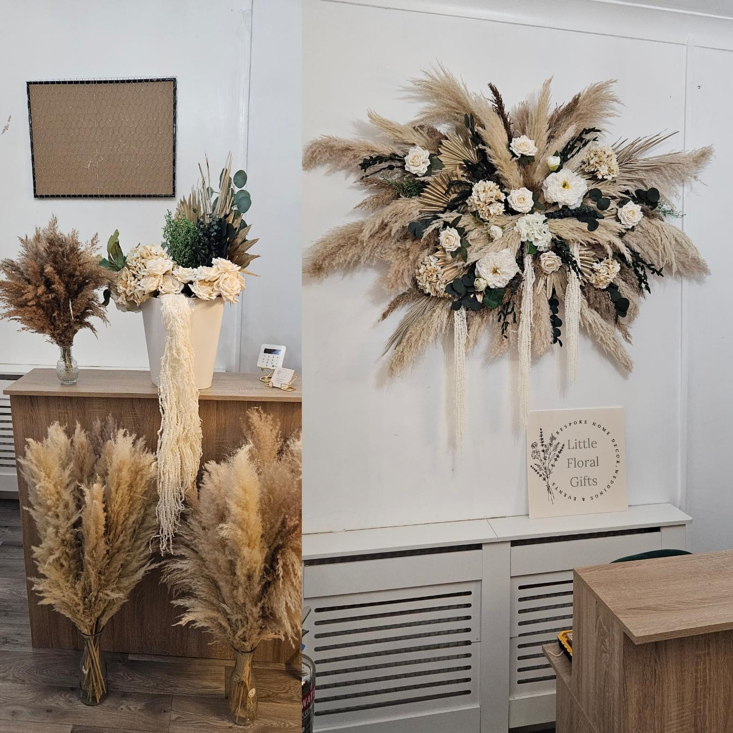 Pampas Wall Displays