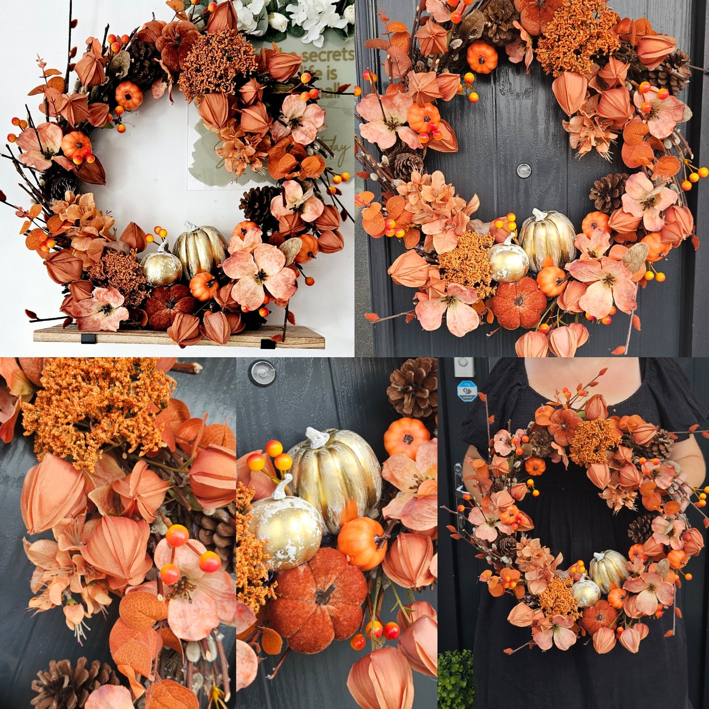 Autumn Wreath - Burnt Orange